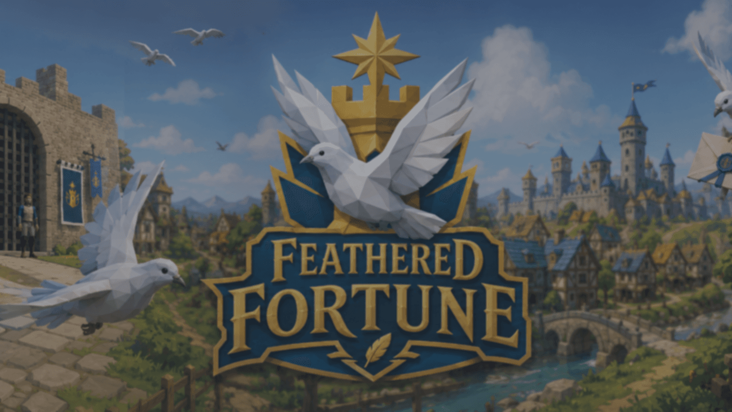 Feathered Fortune city and post office background